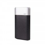 Wholesale 4000 mAh Leather Style Ultra Compact Portable Charger External Battery Power Bank (Black)